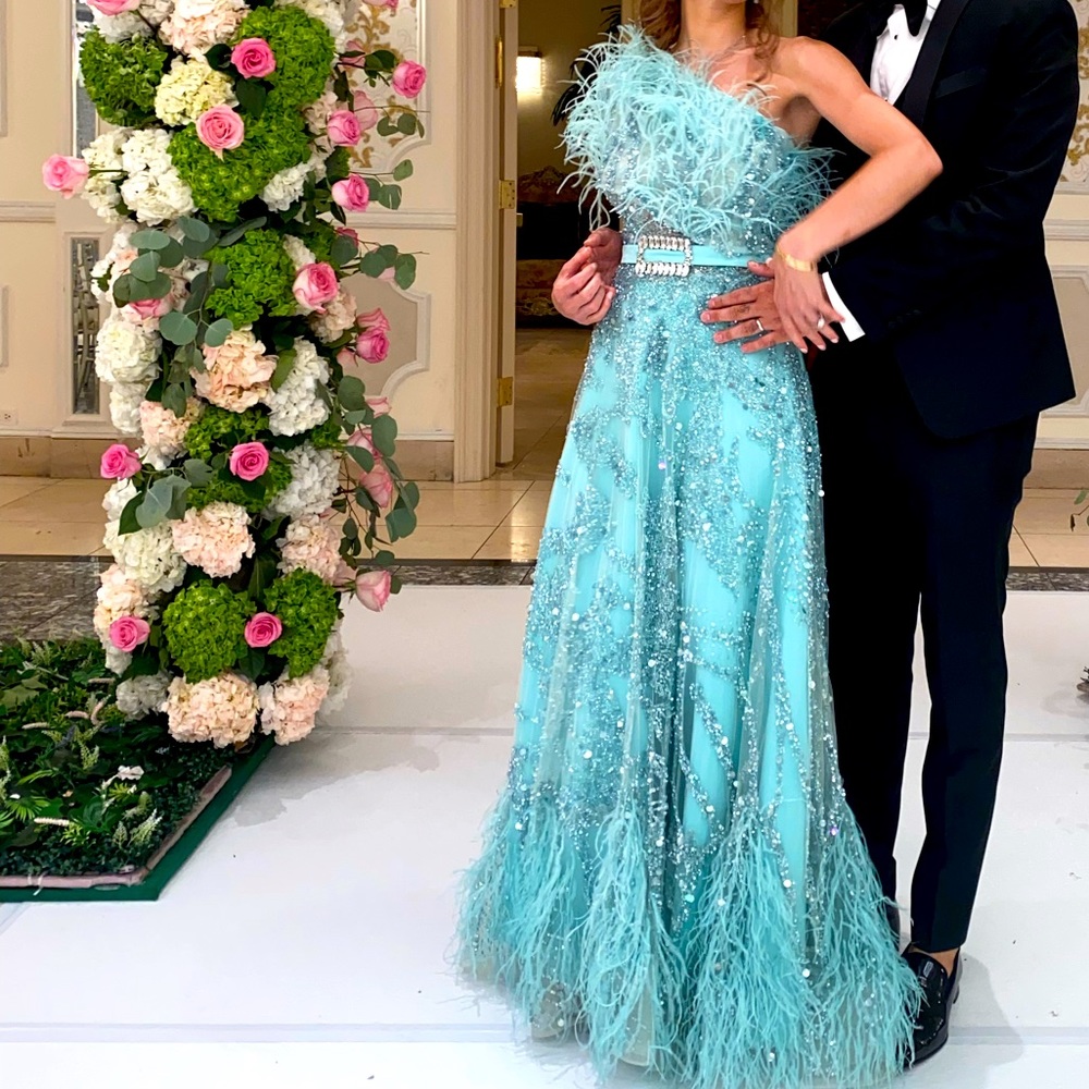 Beautiful custom made evening gown